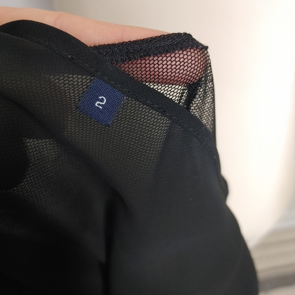 Club Monaco Black Tulle Dress Size 2 - Picture 10 of 14